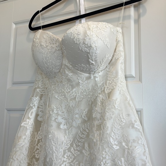 COPY - House of Deane Custom Micro Mini Lace Wedding Dress 32DDD - Picture 2 of 16